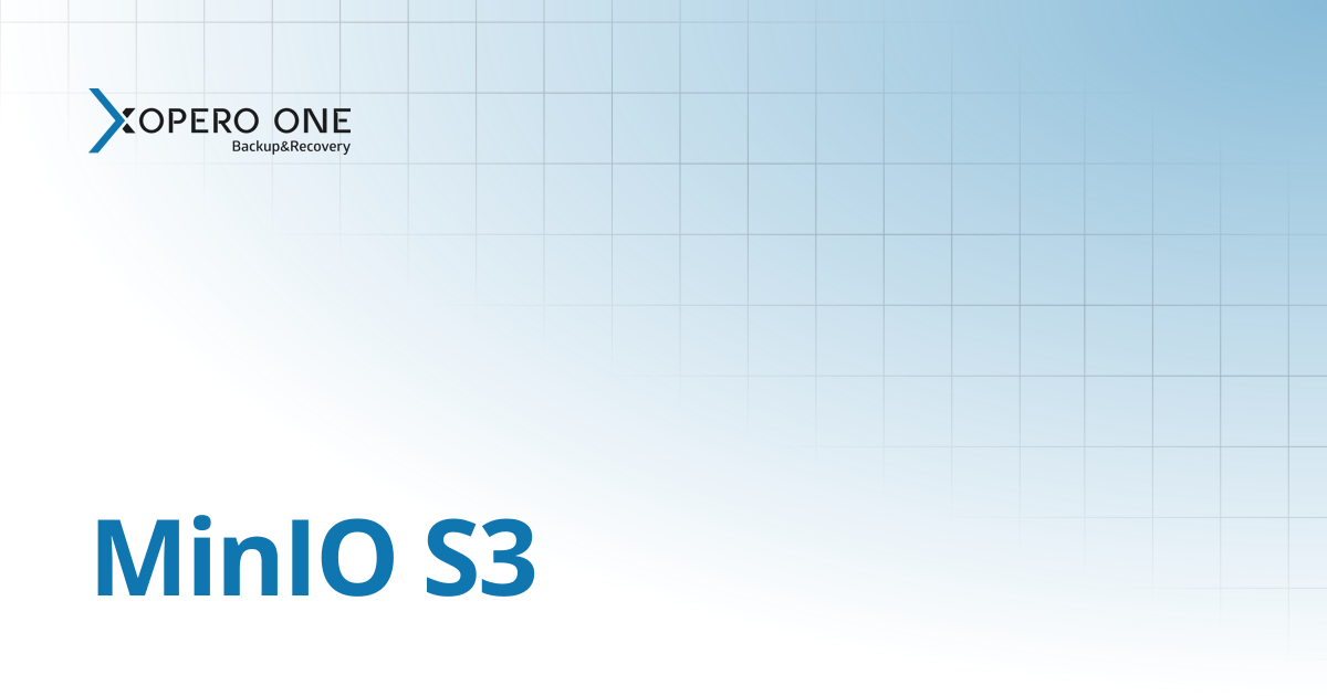 MinIO S3 | Xopero ONE Knowledge Base