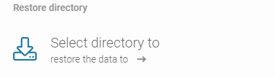 Restore directory