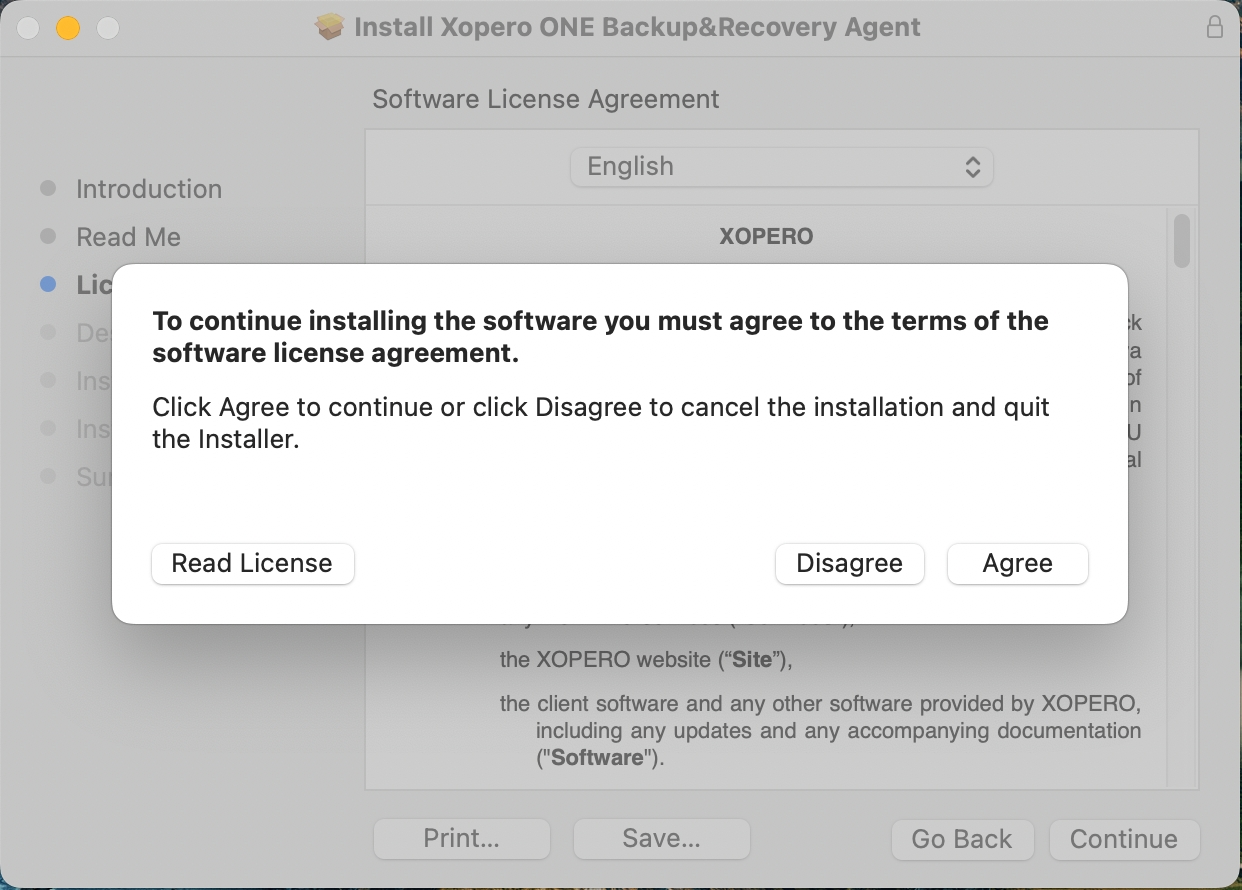 Installing Xopero ONE on MacOS4