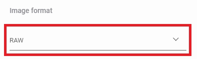 Choosing the file format