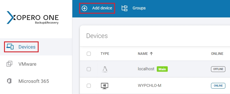 Adding a device