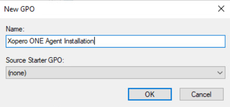 giving a name to GPO object