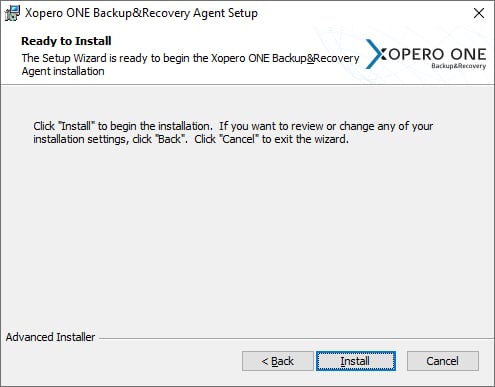 Installation of Xopero ONE