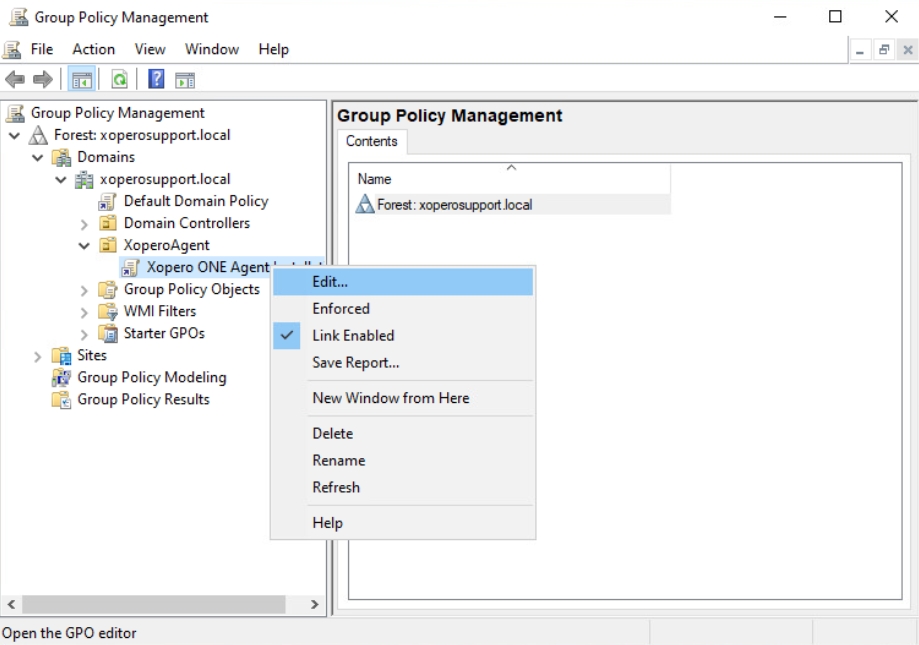 edditing rule in Windows Server