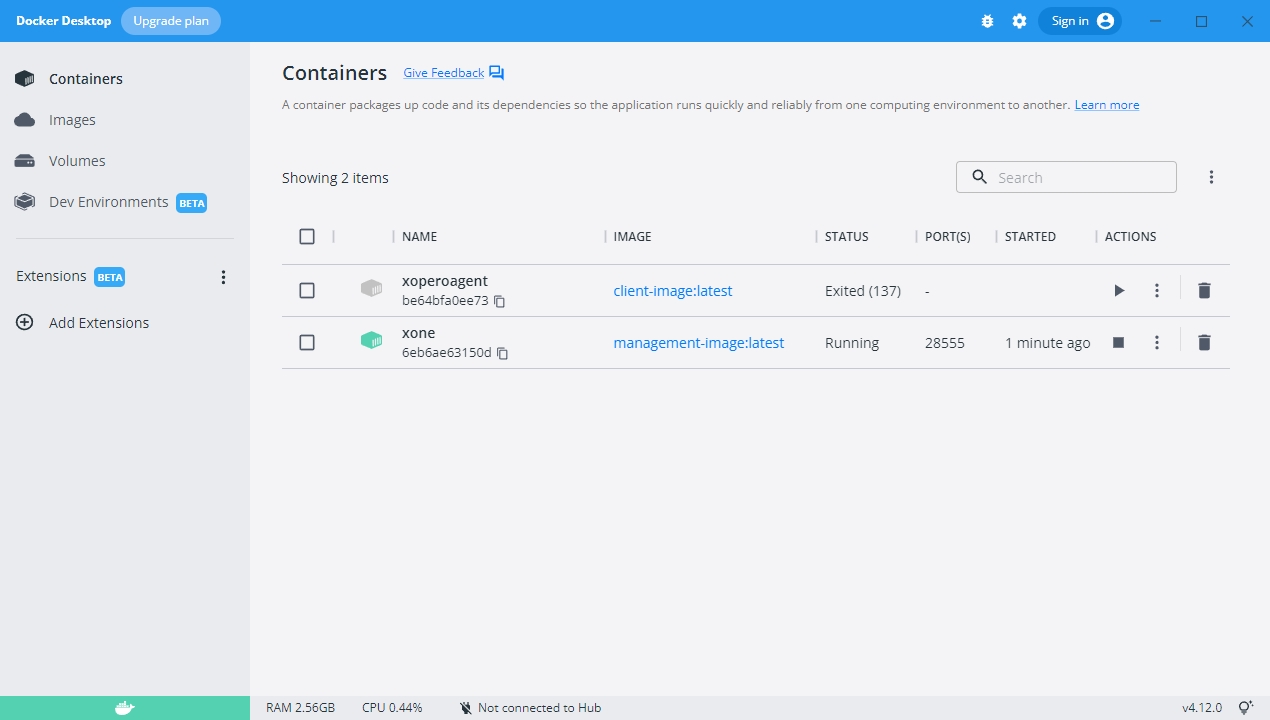 Docker GUI
