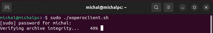 Running the installer