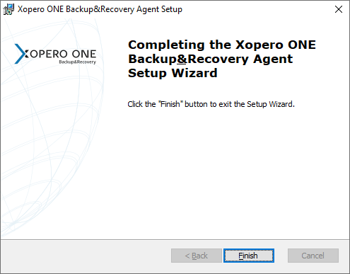 Finished installation