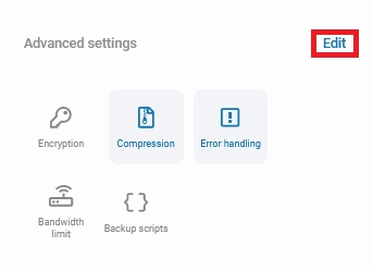 advanced settings