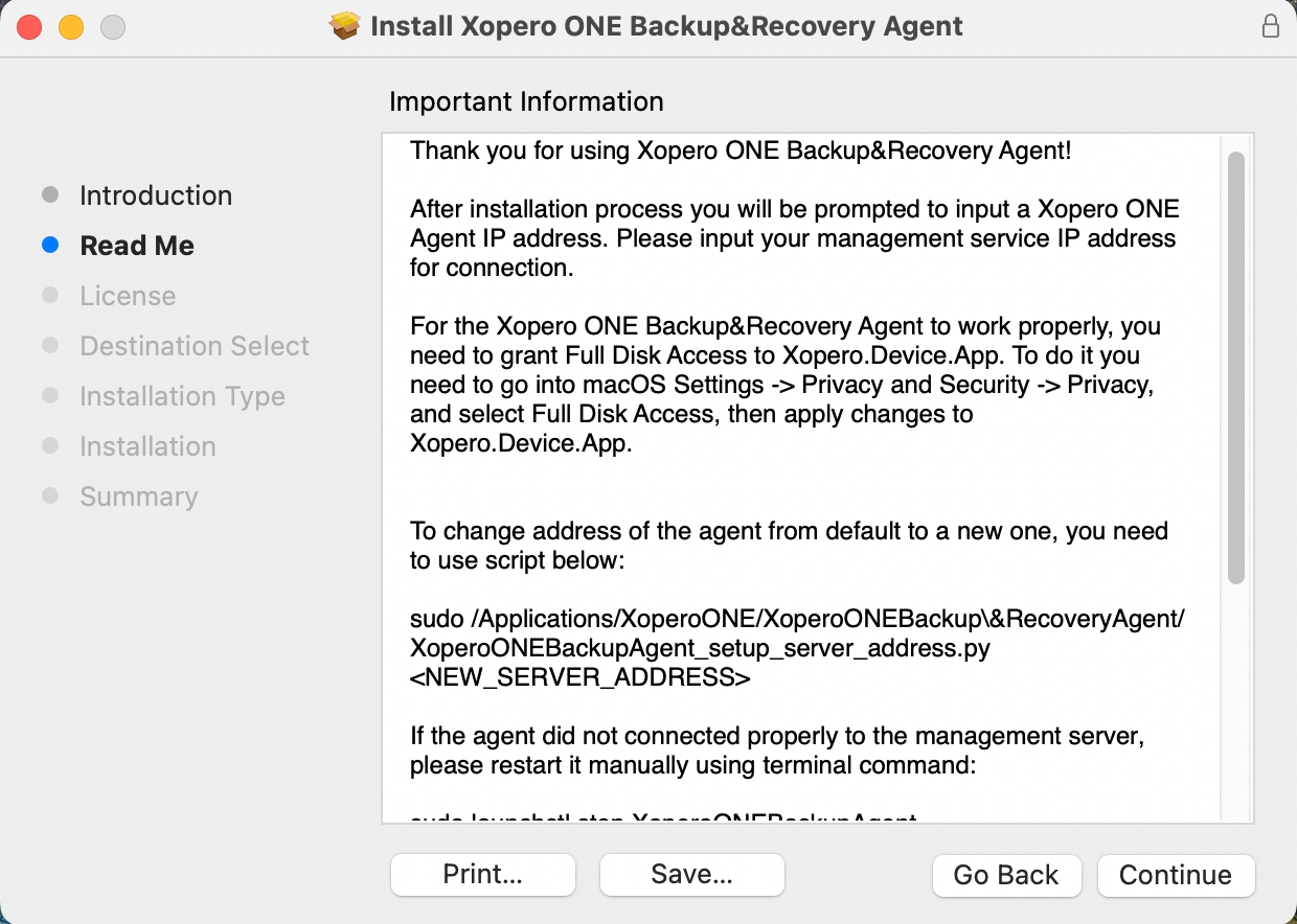 Installing Xopero ONE on MacOS2