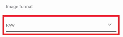 Choosing the file format