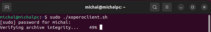Running the installer