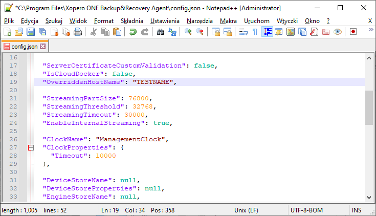 notepad json configuration4