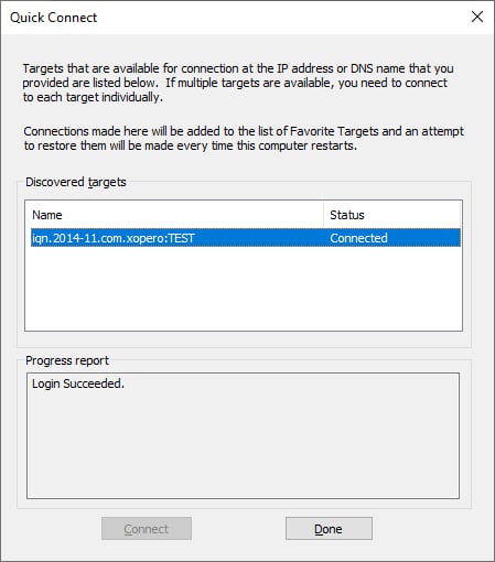 Quick connect window