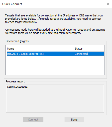 Quick connect window