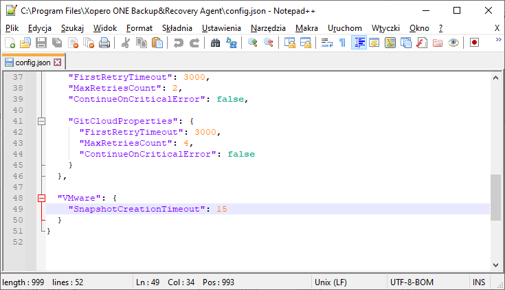 notepad json configuration5