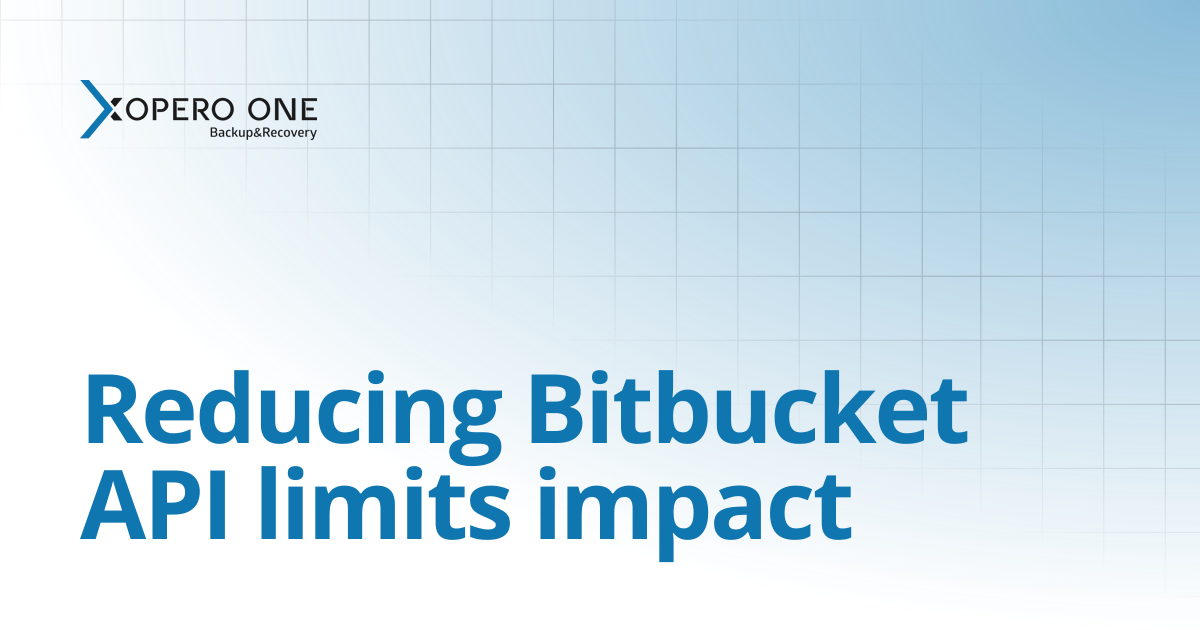 Reducing Bitbucket API limits impact | Xopero ONE Knowledge Base